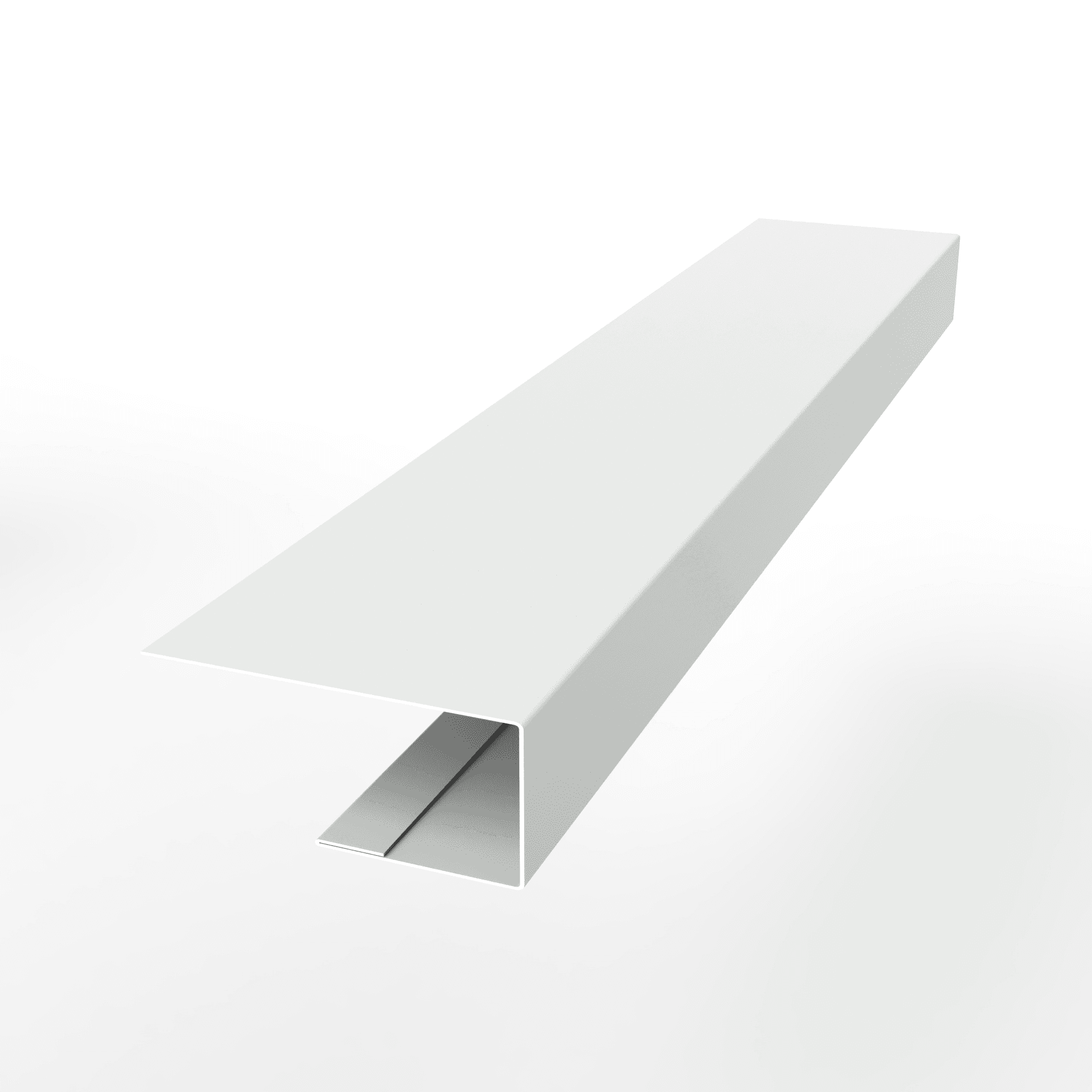 J-Профиль 18 мм RAL 9003 оцинкованный с порошковым покрытием 0,7 мм