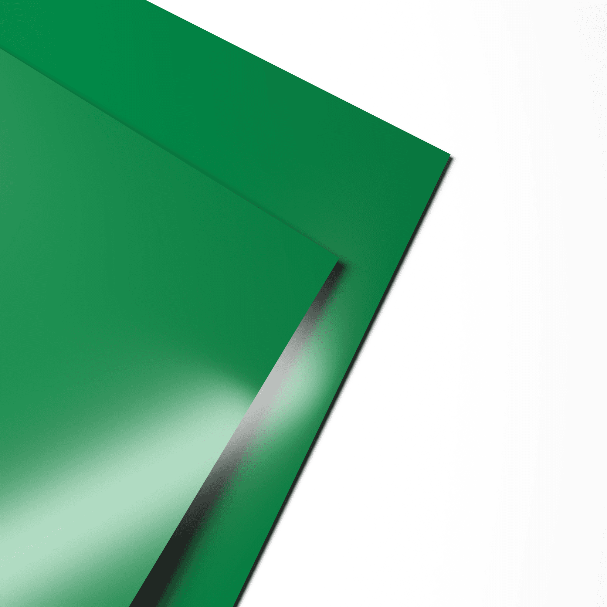 Лист оцинкованный 0,8х1250мм (RAL 6024) с полимерным покрытием (полиэстер)