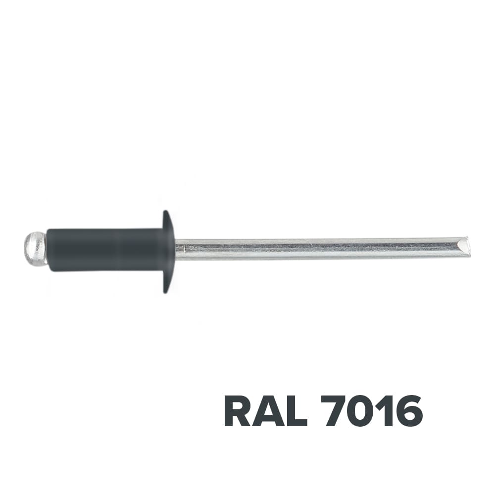 Заклепка 3.2x10 (RAL 7016) A2/A2 вытяжная