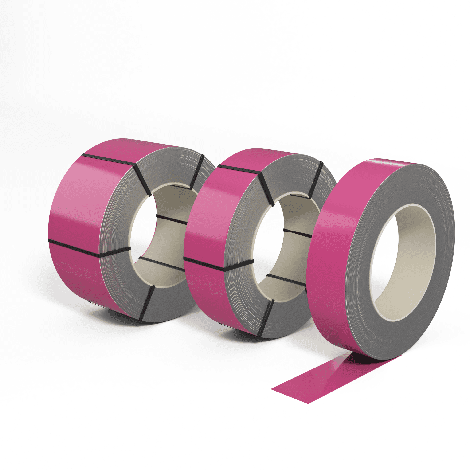 Лента оцинкованная (Штрипс) 0,4 мм (RAL 4003) с полимерным покрытием (полиэстер)