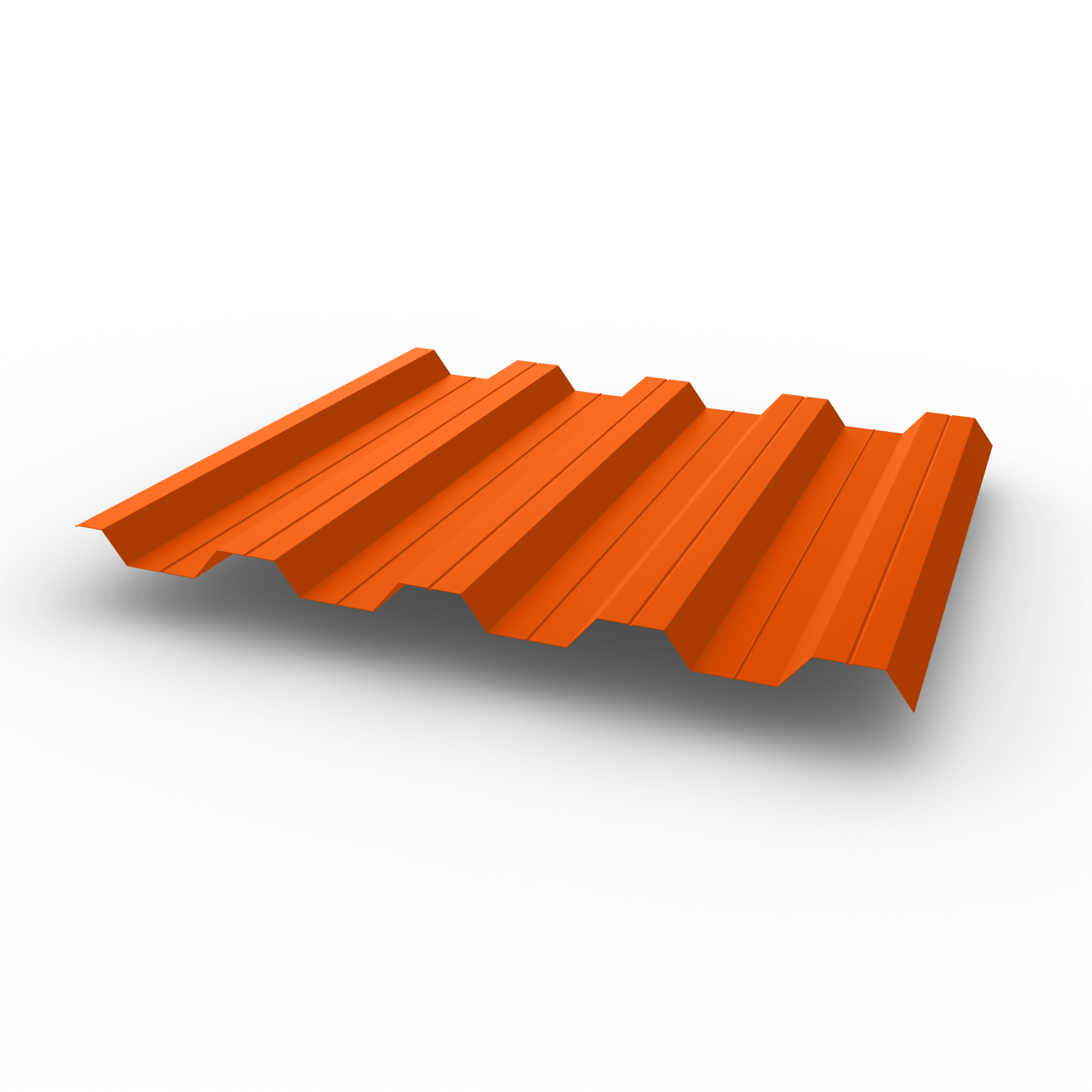 Профнастил НС44 (RAL 2004) 0,8х1047мм оцинкованный, с полимерным покрытием (Полиэстер)