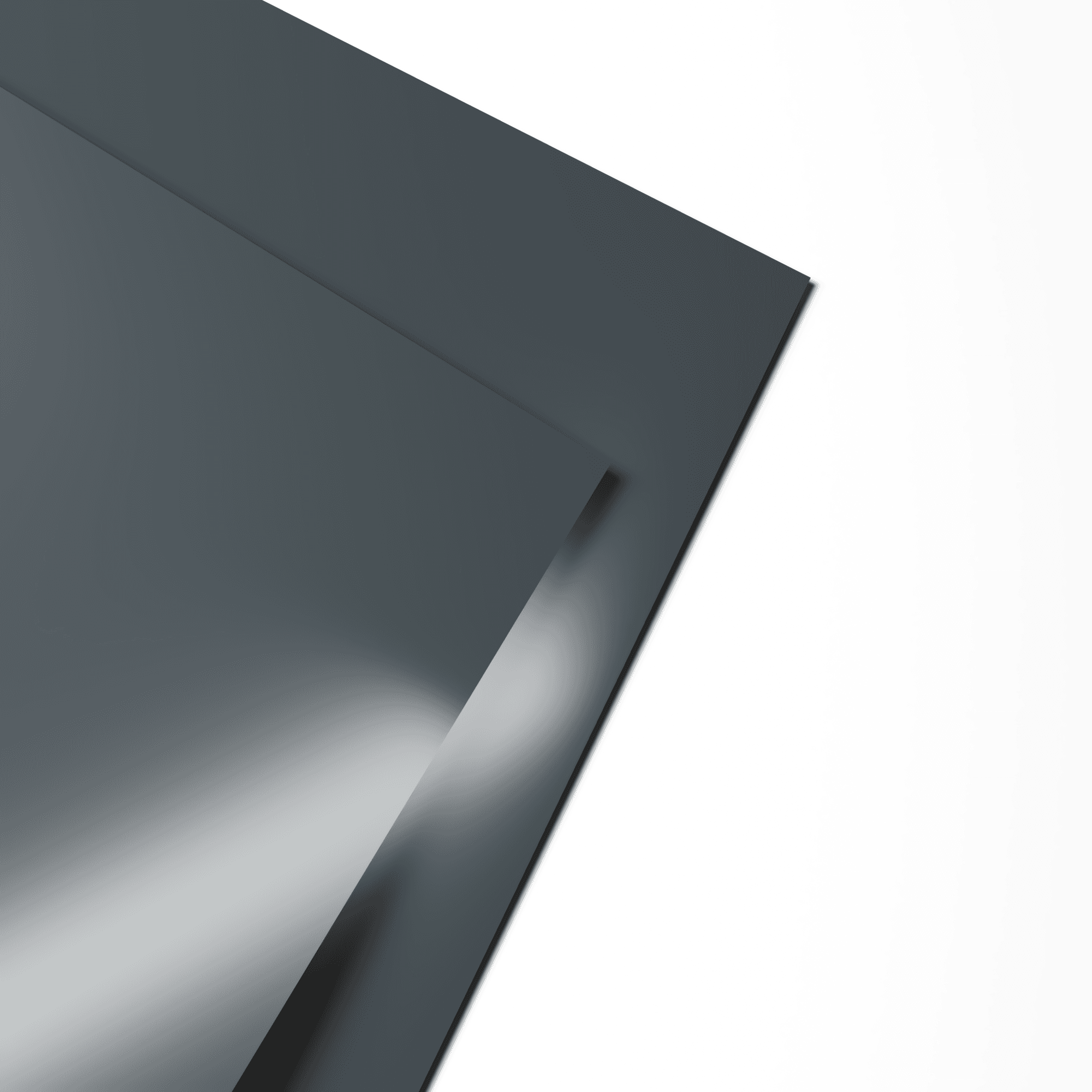 Лист оцинкованный 0,8х1250мм (RAL 7011) с полимерным покрытием (полиэстер)