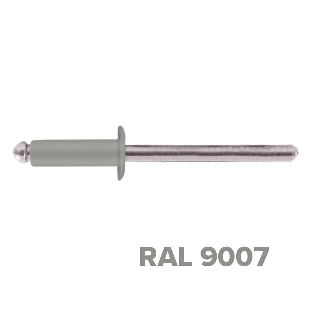 Заклепка 3.2x10 (RAL 9007) A2/A2 вытяжная