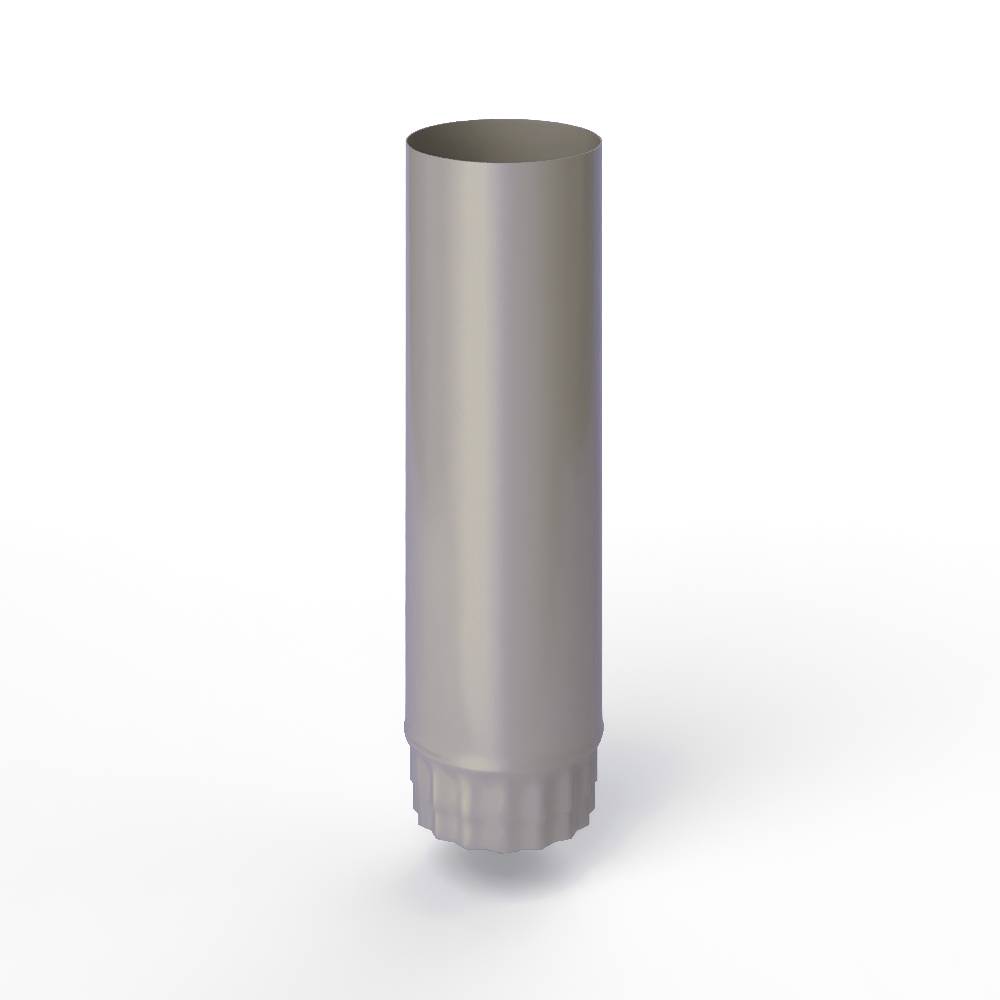 Труба водосточная оцинкованная порошок ф180х1250мм RAL 7036