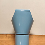 Воронка желоба оцинкованная накладная порошок ф180мм RAL 5024