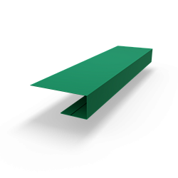 j планка RAL 6032 оцинкованная c порошковым покрытием 0,45мм