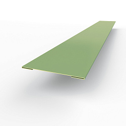 Планка стыковочная RAL 6021 оцинкованная c порошковым покрытием 0,45мм