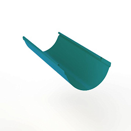 Желоб водосточный оцинкованный порошок ф180х2000мм RAL 5018