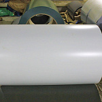 Отмотка оцинкованная 0,35х1250мм (RAL 9003) с полимерным покрытием