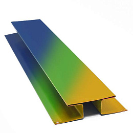 H профиль  0,5мм (все цвета RAL) оцинкованный с порошковым покрытием