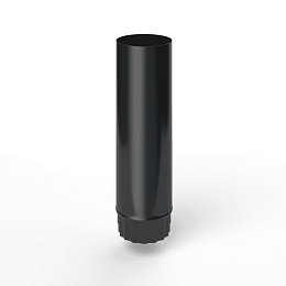 Труба водосточная оцинкованная порошок ф110х1250мм RAL 9011