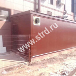 Стеновая трёхслойная сэндвич-панель 9 rib 100мм 1000мм с видимым креплением минеральная вата Полиэстер Доборник