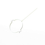 Крепление водосточный трубы сварное оцинкованное порошок ф90х10х250мм RAL 9016