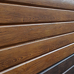 Сайдинг МЕТАЛЛ ПРОФИЛЬ Lбрус-XL-14х335 (ECOSTEEL_MA-01-МореныйДуб-0.5)