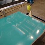 Лист оцинкованный 1,0х1250мм (RAL 5000) с полимерным покрытием (полиэстер)