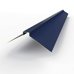 Конек фигурный 0,45 мм RAL 5013 оцинкованный, с порошковым покрытием