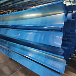 Конек фигурный 0,45 мм RAL 5018 оцинкованный, с порошковым покрытием