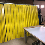 Ендова верхняя фигурная 0,45 мм (RAL 5005) оцинкованная c полимерным покрытием