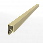 Планка П-образная для забора оцинкованная с порошковым покрытием 0,45мм ширина более 625 мм RAL 1014