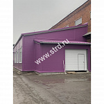 Стеновая трёхслойная сэндвич-панель трапеция 80мм 1190мм с видимым креплением минеральная вата Полиэстер Доборник