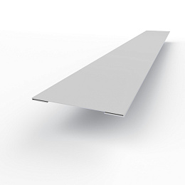 Планка стыковочная RAL 7047 оцинкованная c порошковым покрытием 0,45мм