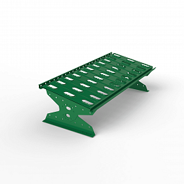 Мостик кровельный переходной универсальный 2480мм оцинкованная сталь с порошковым покрытием RAL 6029