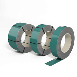 Лента оцинкованная (Штрипс) 0,9 мм (RAL 6033) с полимерным покрытием (полиэстер)