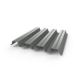 Профнастил Н75 - 0,7 (RAL 7042) с полимерным покрытием (полиэстер)