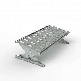 Мостик кровельный фальц 2480мм холоднокатанная сталь с порошковым покрытием RAL 9006