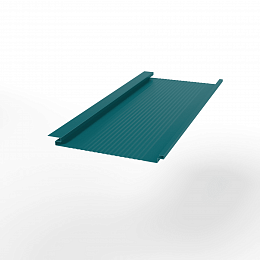 Металлосайдинг Вертикаль gofr оцинкованный с полимерным покрытием 0,45x200мм  RAL 5021