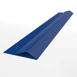 Планка стартово-финишная для металлосайдинга блокхаус оцинкованная с порошковым покрытием 0,45мм ширина менее 625 мм RAL 5005