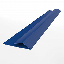 Планка стартово-финишная для металлосайдинга блокхаус оцинкованная с порошковым покрытием 0,45мм ширина менее 625 мм RAL 5005