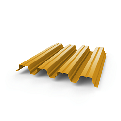 Профнастил Н75 - 0,6 (RAL 1033) с полимерным покрытием (полиэстер)