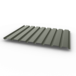 Профнастил С20 - 0,4х1150мм (RAL 7023) оцинкованный, с полимерным покрытием (Полиэстер)