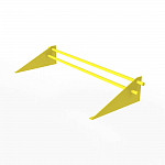 Снегозадержатель трубчатый 1000мм универсальный 25-1,0-1,5-2 холоднокатанная сталь с порошковым покрытием RAL 1018
