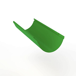 Желоб водосточный оцинкованный порошок ф220х2000мм RAL 6018