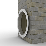 Откос радиусный 0,4 мм (цинк)