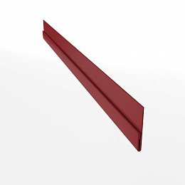 Планка стартовая для металлосайдинга блокхаус оцинкованная с порошковым покрытием 0,45мм ширина менее 625 мм RAL 3011