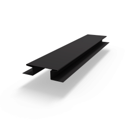 Н профиль (RAL 8022) оцинкованный с порошковым покрытием 0,45 мм