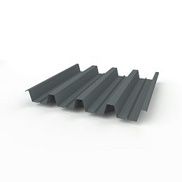 Профнастил Н60 (RAL 7012) 0,8х845мм оцинкованный, с полимерным покрытием (Полиэстер)