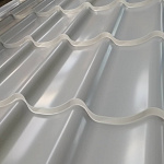 Металлочерепица Монтеррей классик оцинкованная с полимерным покрытием 0.5x1180мм  RAL 9003