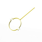 Крепление водосточный трубы сварное оцинкованное порошок ф220х10х250мм RAL 1018