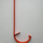 Крепление желоба водосточного c порошковым покрытием ф180x350мм RAL 9002