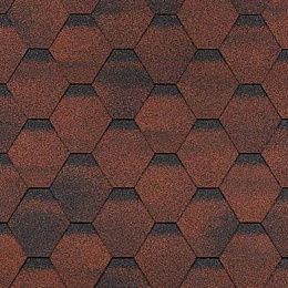 Гибкая черепица Шинглас Финская Cоната красный