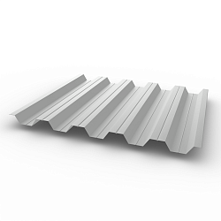 Профнастил НС35 0,4 RAL 7047 оцинкованный, с полимерным покрытием (Полиэстер)