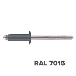 Заклепка 3.2x10 (RAL 7015) A2/A2 вытяжная