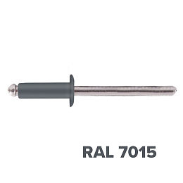 Заклепка 3.2x10 (RAL 7015) A2/A2 вытяжная