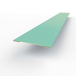 Планка стыковочная RAL 6027 оцинкованная c порошковым покрытием 0,45мм