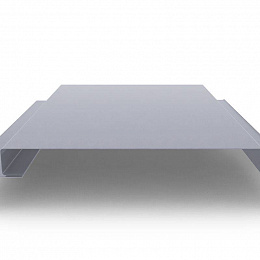 Линеарная панель оцинкованная с полимерным покрытием О-Г-24хС/20 0,7х347мм RAL 9006