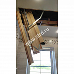 Лестница деревянная Fakro LWT Термоизол. складная 3-сегментная 130*60см 305см